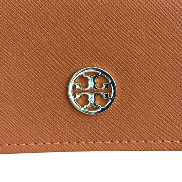 Tory Burch Glasses Case Orange and Gold - Picture 2 of 8